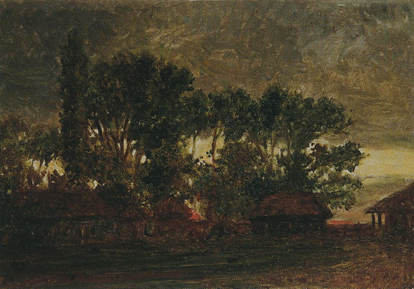 Image - Mykola Ge: Twilight. Ukraine (1890s).